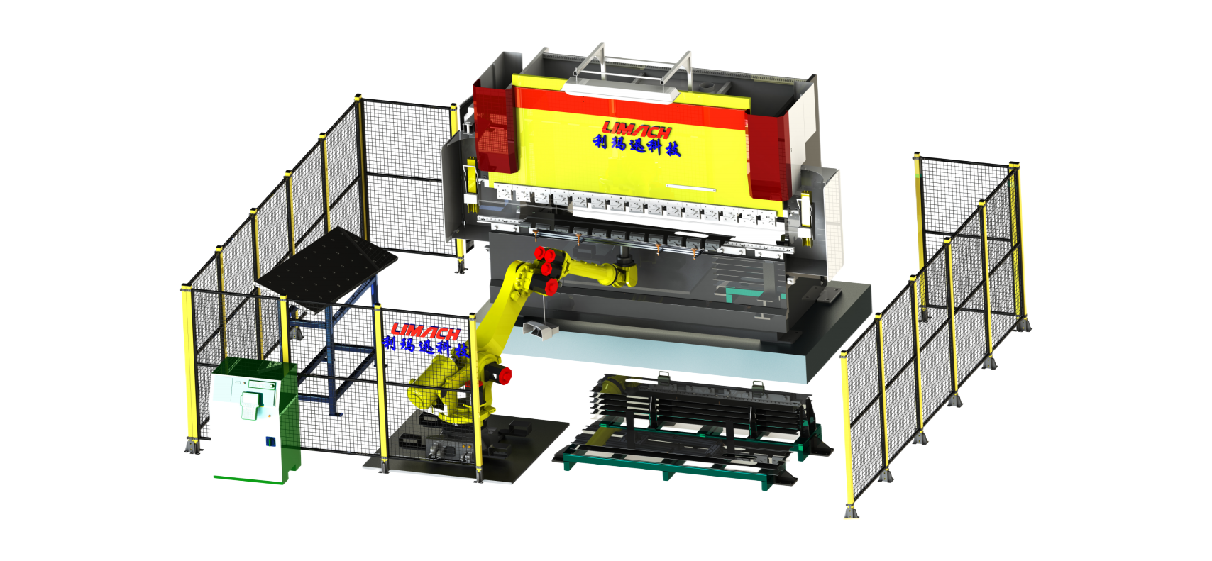 钣金折弯机器人工作站